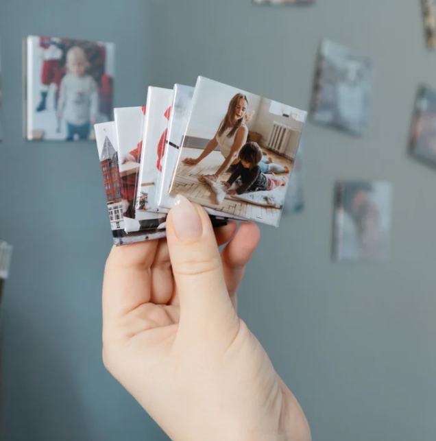 Íman personalizado com foto de família — Magnetando